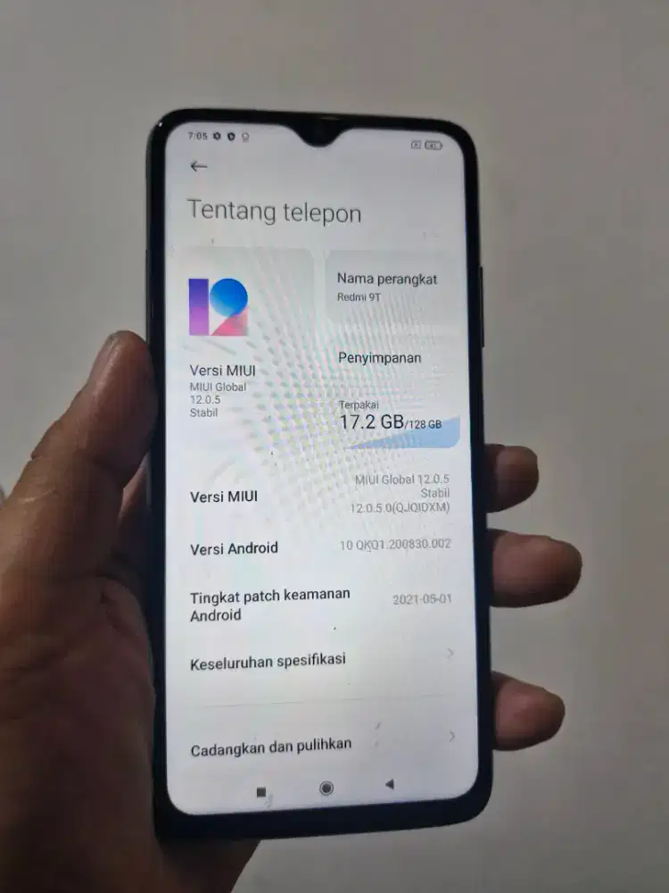Xiaomi redmi 9t 6/128 hp casan
