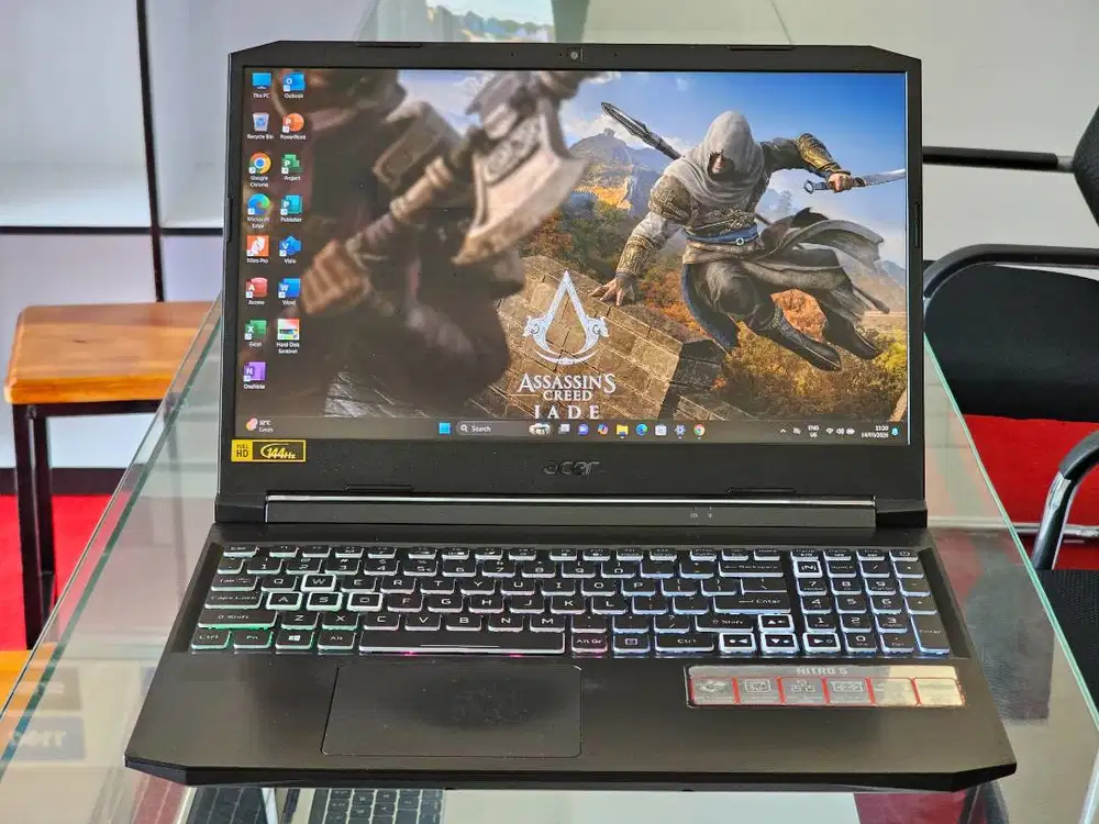 ACER NITRO AN515 45 AMD Ryzen 7 5800H Ram 16 GB SSD 512 GB Nvidia RTX