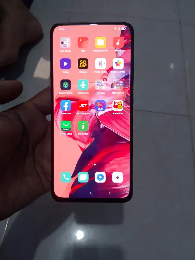 ‎Jual HP Oppo Reno 2 jaringan 4G LTE RAM 8GB  internal 256 GB
‎