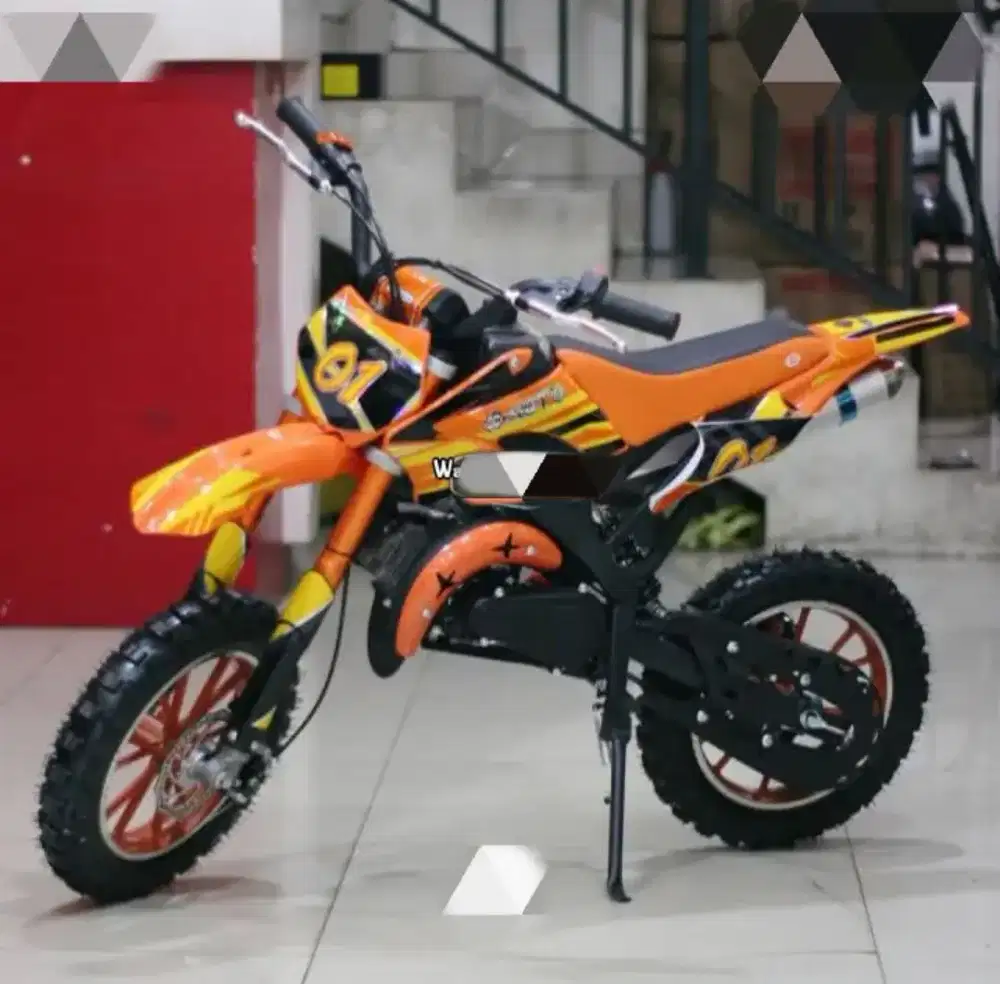 Minitrail Anak Pcmoto01 49cc Mesin 2tak minyak campur, berkualitas