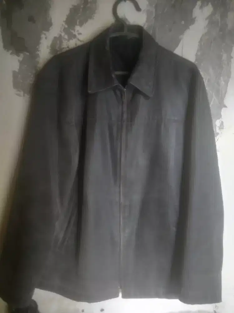 Jaket kulit asli
