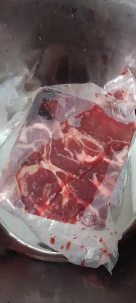 Daging sop rawon soto lebaran