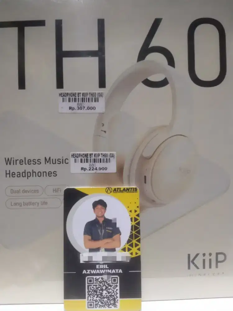 HEADPHONE BT KIIP TH60 (GA)