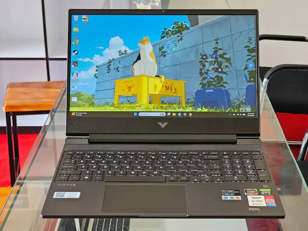 HP Victus 15 AMD Ryzen 7 5800H Ram 16 GB SSD 512 GB Nvidia RTX 3050 Ti