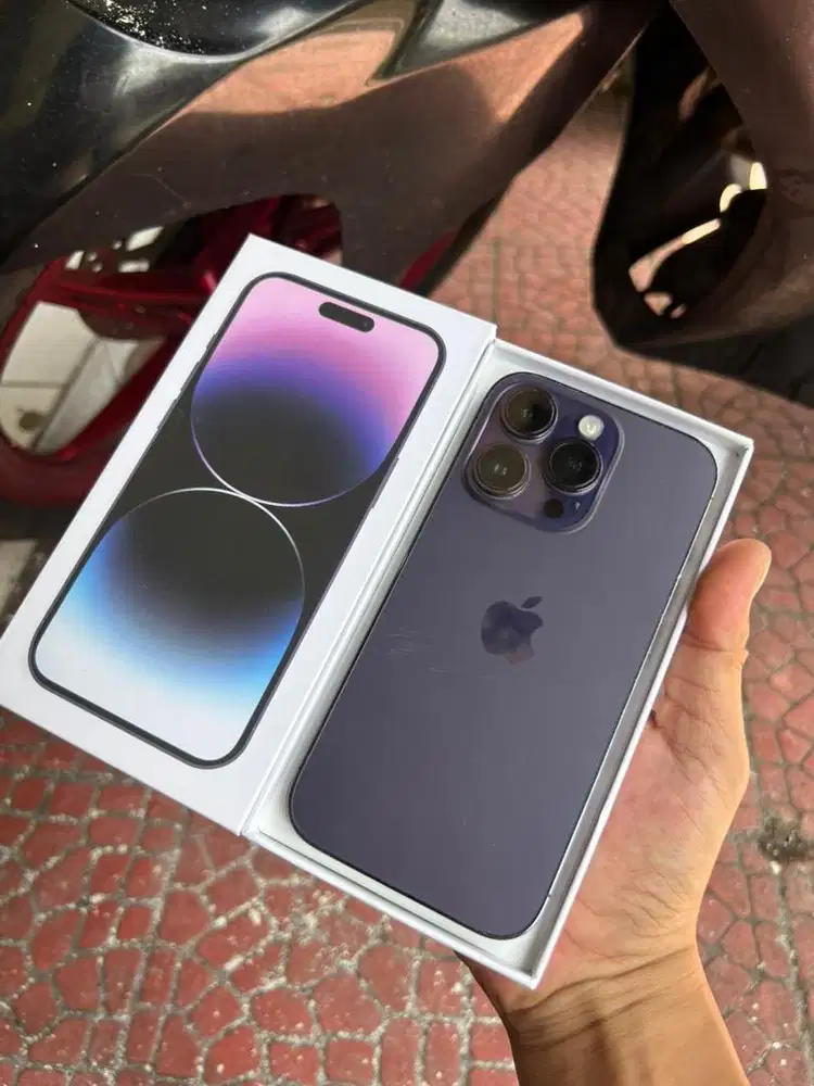 Iphone 14 pro 256gb fullset. Bebas kartu all operator