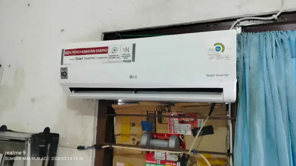Ac LG Smart inverter 1/2pk R410a ori