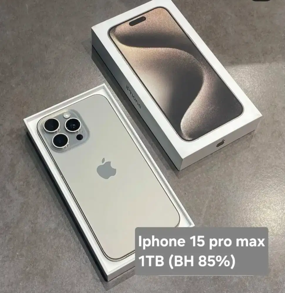 IPHONE 15 PRO MAX 1TB EX RESMI