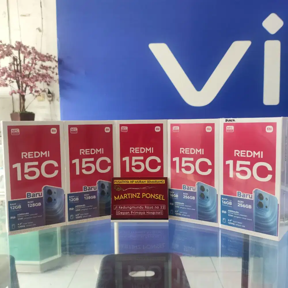 REDMI 15C 6/128 , 8/256 GB NEW