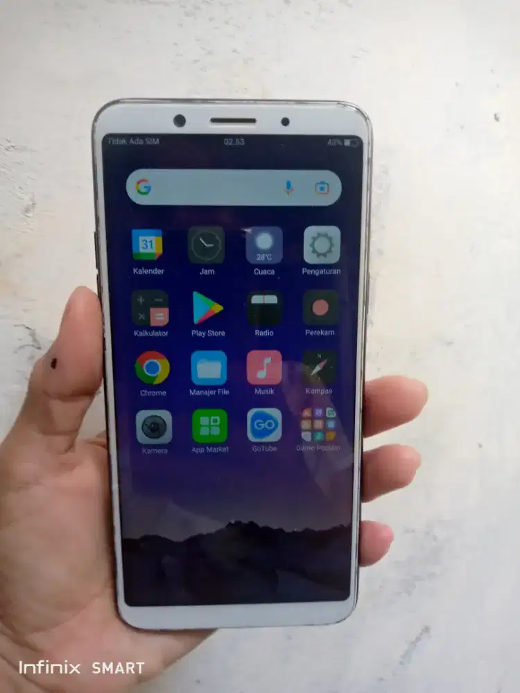 Oppo F5 yout 
4g LTE 
 ram 3/32gb