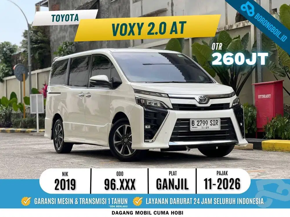 VOXY 2.0 AT 2019 PUTIH FAVORIT