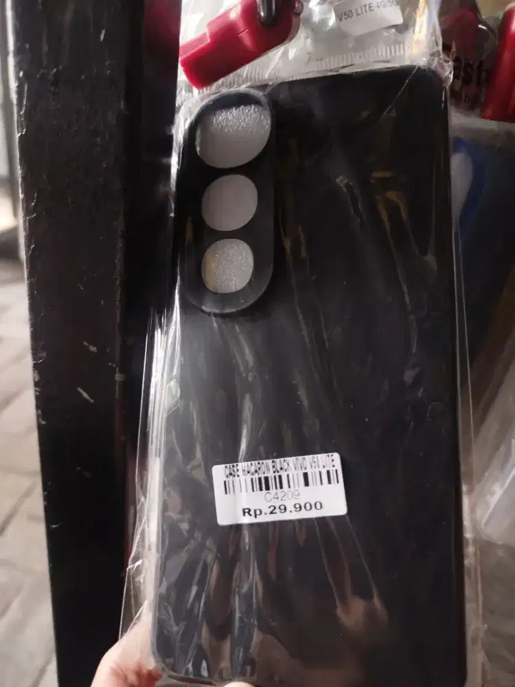 CASE MACARON BLACK VIVO V50 LITE