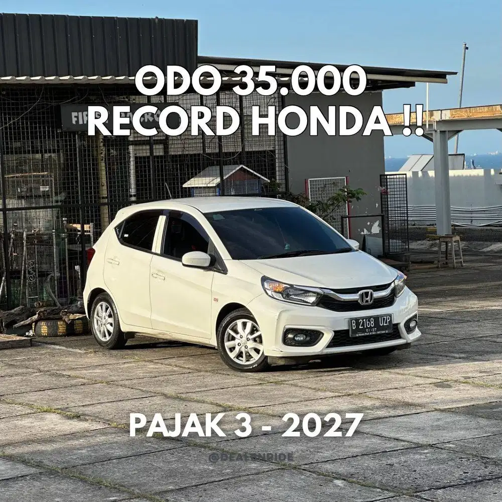 KM 35.000 ANTIKK !! PAJAK 3/2027 HONDA BRIO E CVT 2022 TGN PERTAMA
