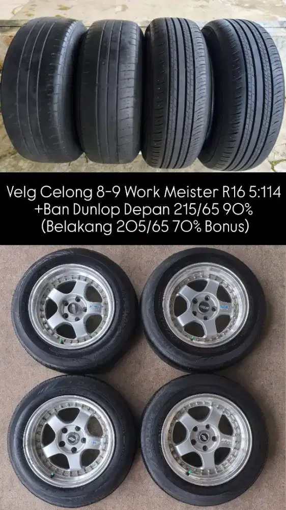 Velg Work Meister R16 Celong 8-9 5:114