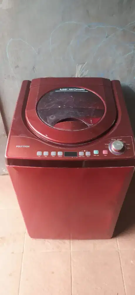 Jual mesin cuci merk polytron kpsitas 8kg otomatis normal