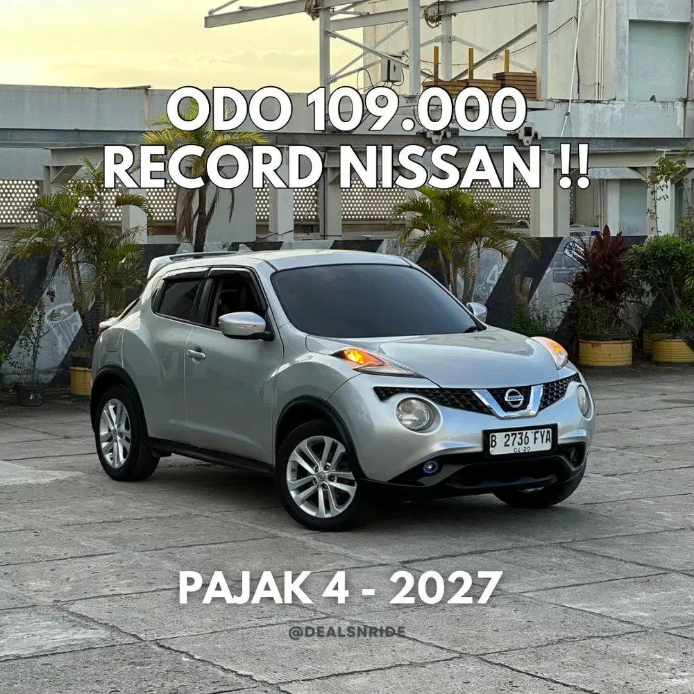 KM 109.000 RECORD NISSAN !! PAJAK 4/2027 NISSAN JUKE RX 2015 SIAP PAKA