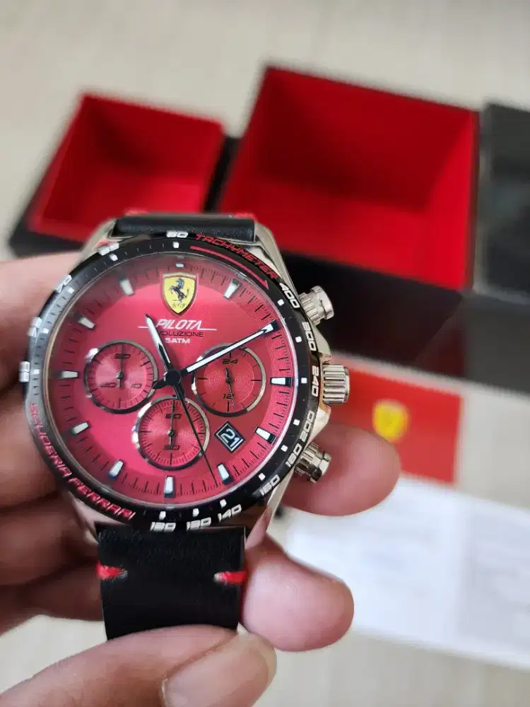 Jam Tangan Scuderia Ferrari Pilota Evoluzione 44mm