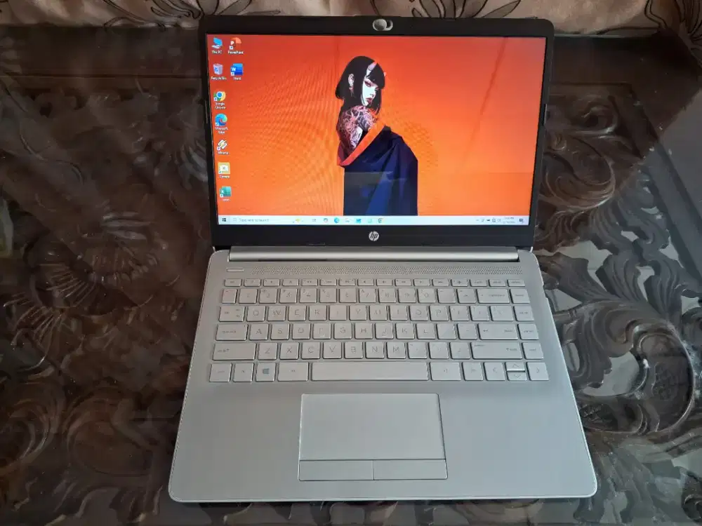 Laptop HP, N4020, ram 4gb, ssd 256gb, keyboard backlit, win 10