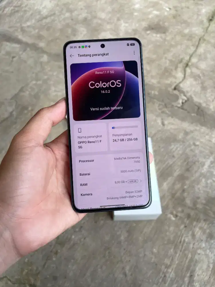 OPPO RENO 11F 5G 12/256 fullset original