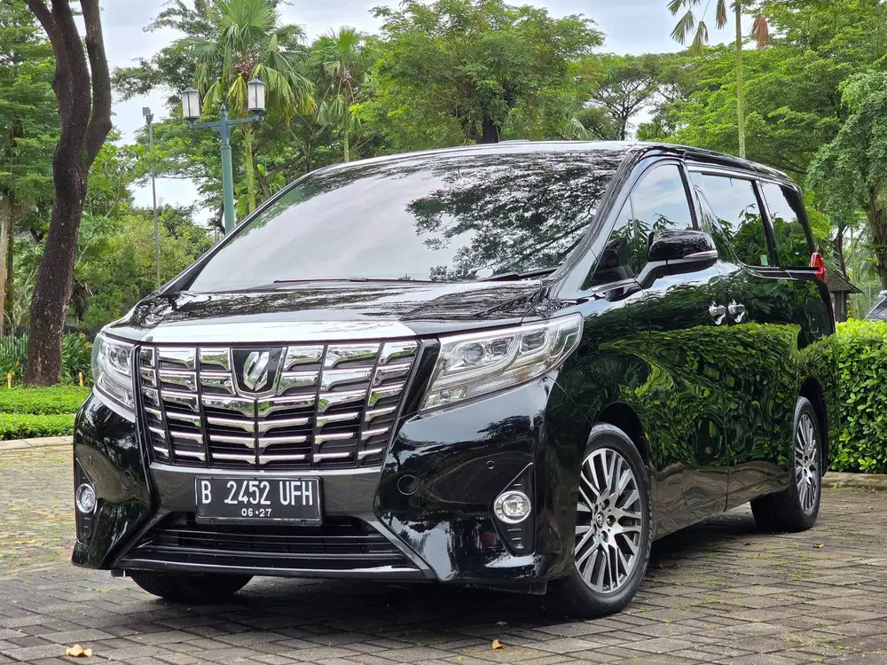 TDP 35.JT| ALPHARD G ATPM 2017 HITAM ISTIMEWA SEGER !!