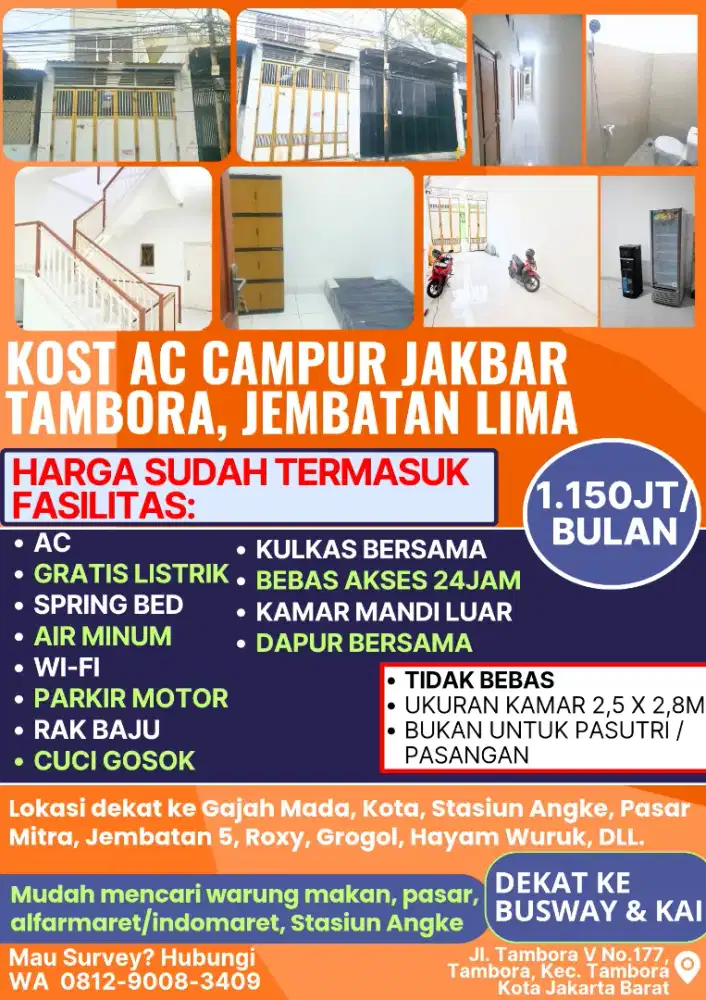 KOST CAMPUR FASILITAS LENGKAP