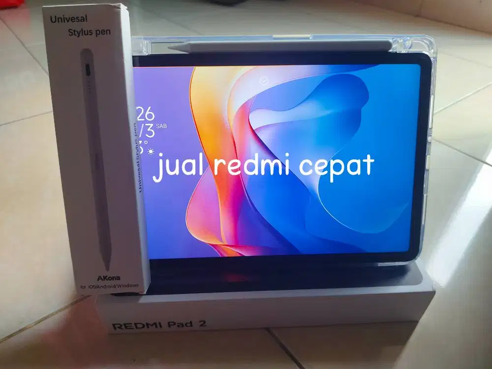 jual tablet redmi kondisi mulus 100%
