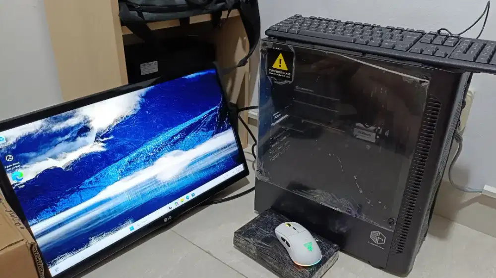 Dekstop PC gaming i5-12400 ram 16/ ssd 2TB VGA amd rx 6400 4GB