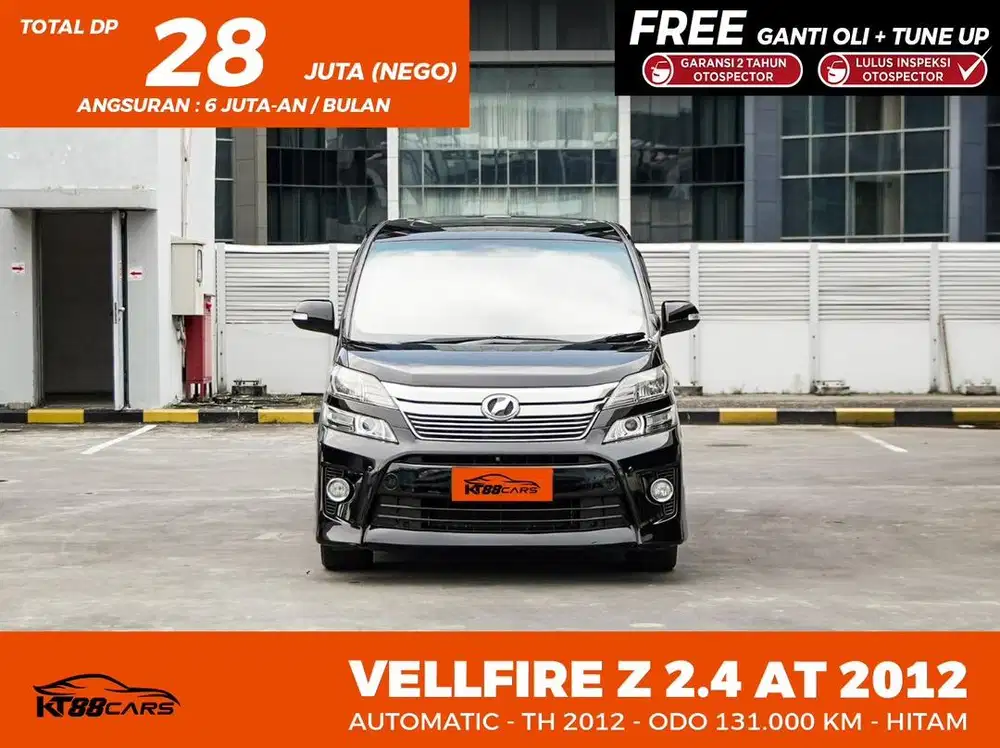 Toyota Vellfire Z 2.4 Hitam 2012