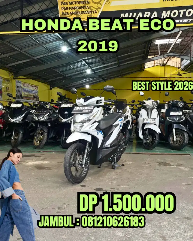HONDA BEAT ECO 2019 DP MURAH
