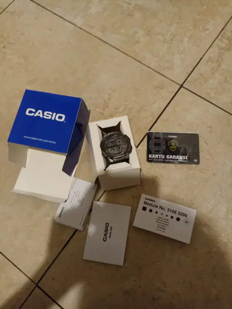 JAM CASIO ORI belum pernah pake