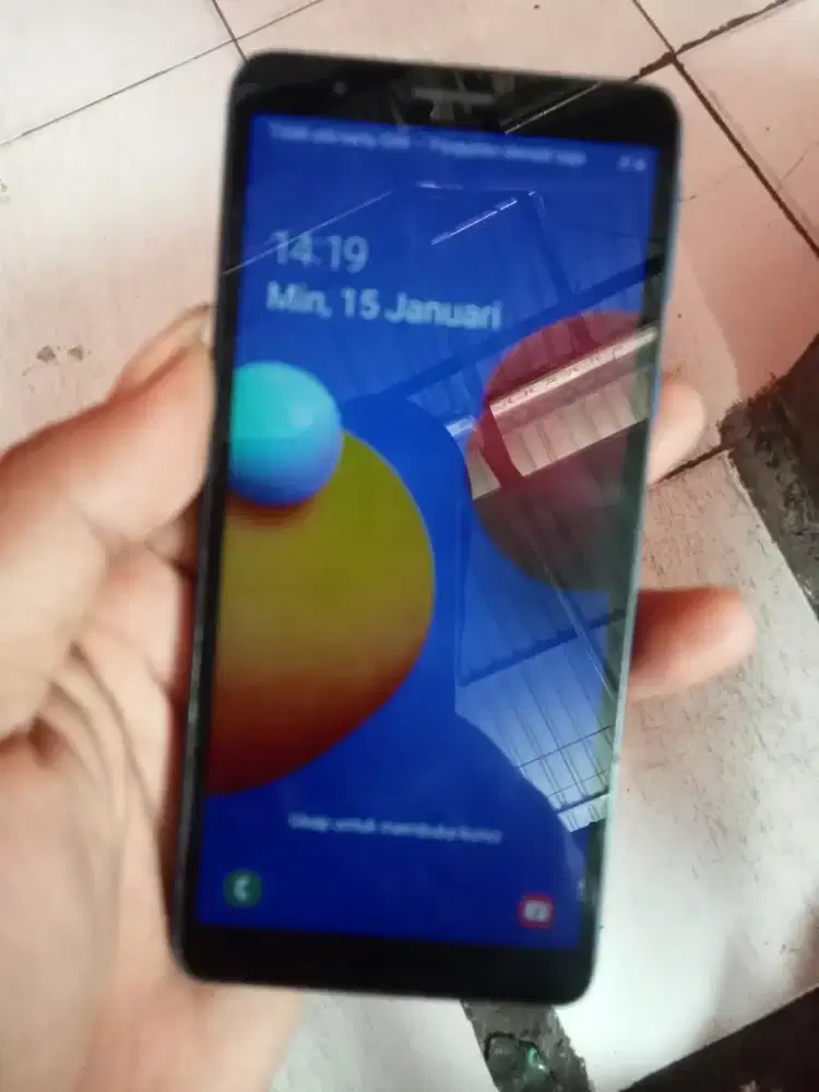 Samsung a01 core ram 1/16 GB versi 10.