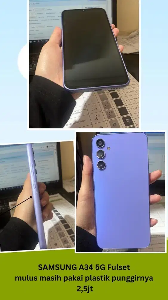 Samsung A34 5G 8/128 jual cepat