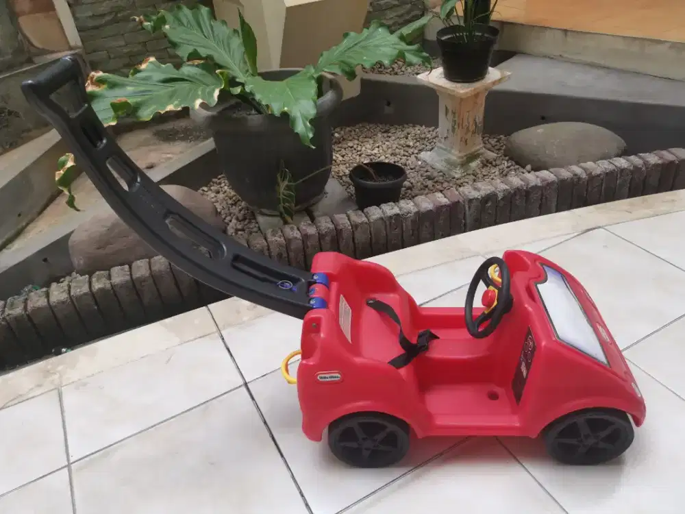 Little tikes mobile ride on push car