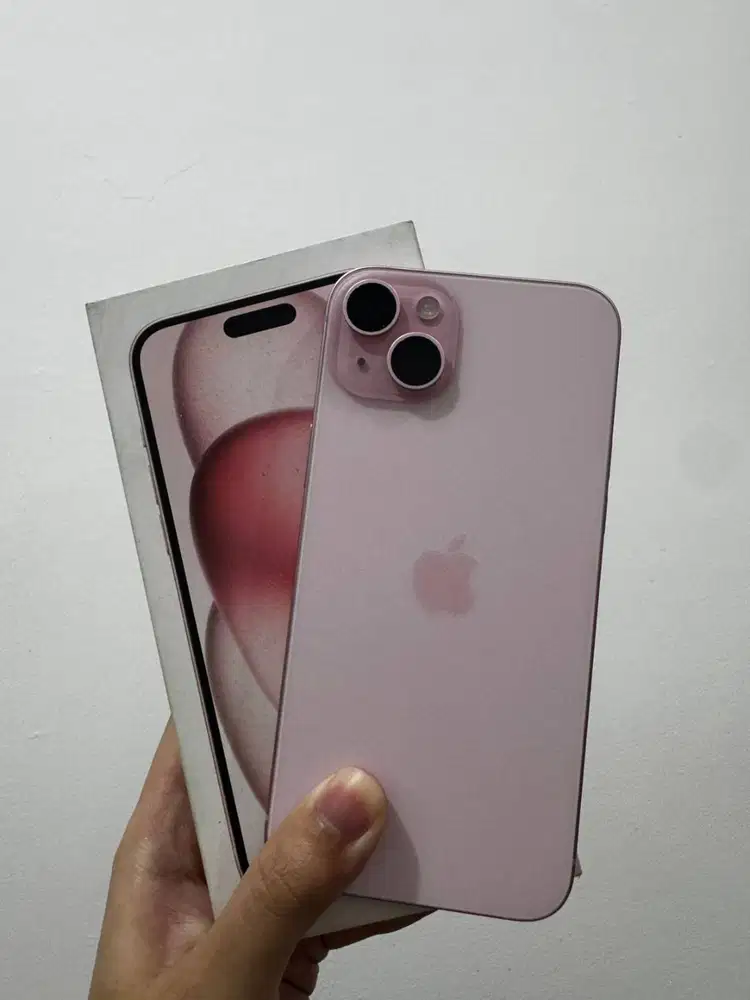 Dijual Iphone 15 Plus 128GB Pink Resmi Ibox Indonesia Apple Second