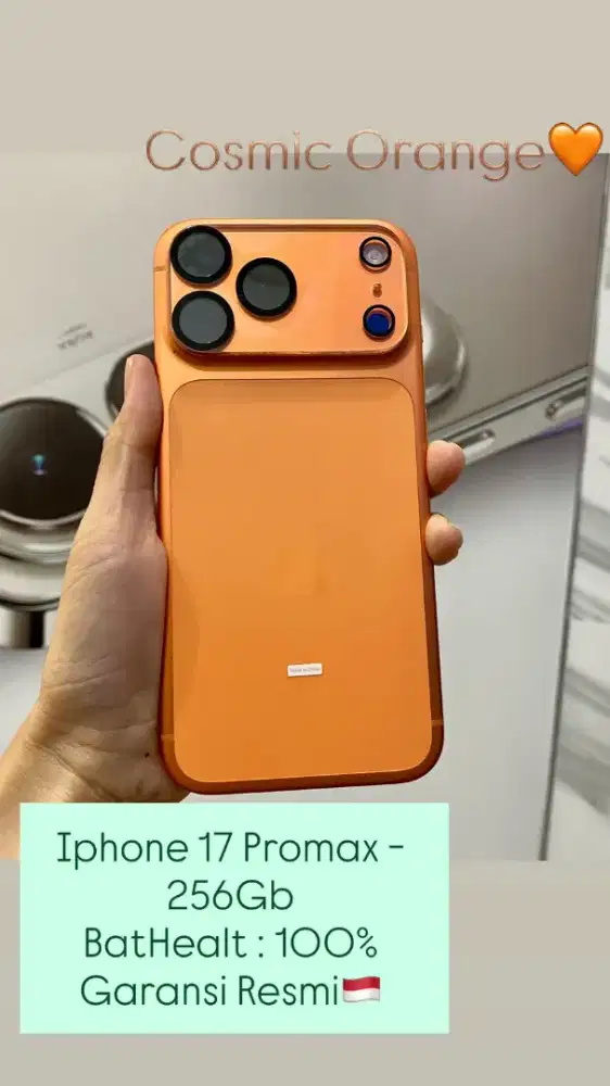 Iphone 17 promax 256gb orange ibox