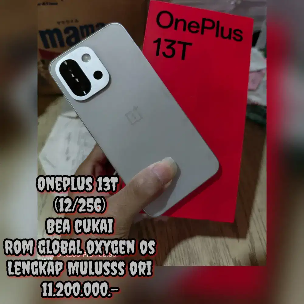 One Plus 13 T (12/256) Bea Cukai