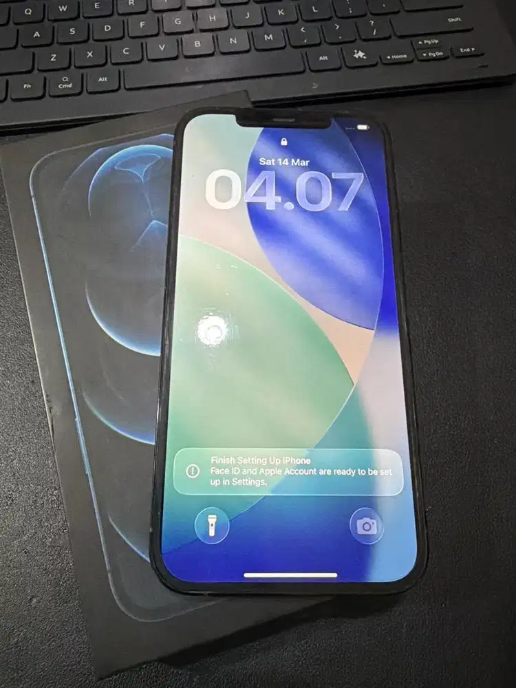 IPHONE 12 ProMax 128gb pasific blue ibox