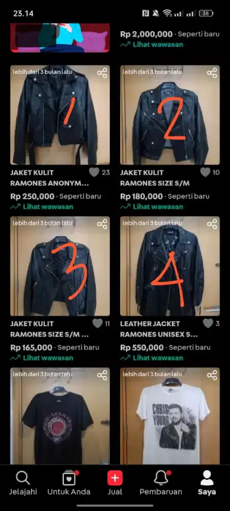 JUAL BORONGAN JAKET DAN TOPI