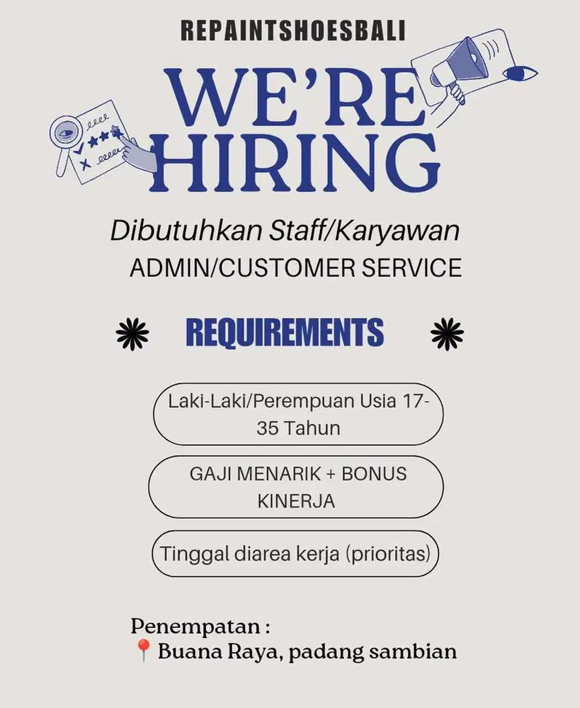 LOWONGAN KERJA ADMIN