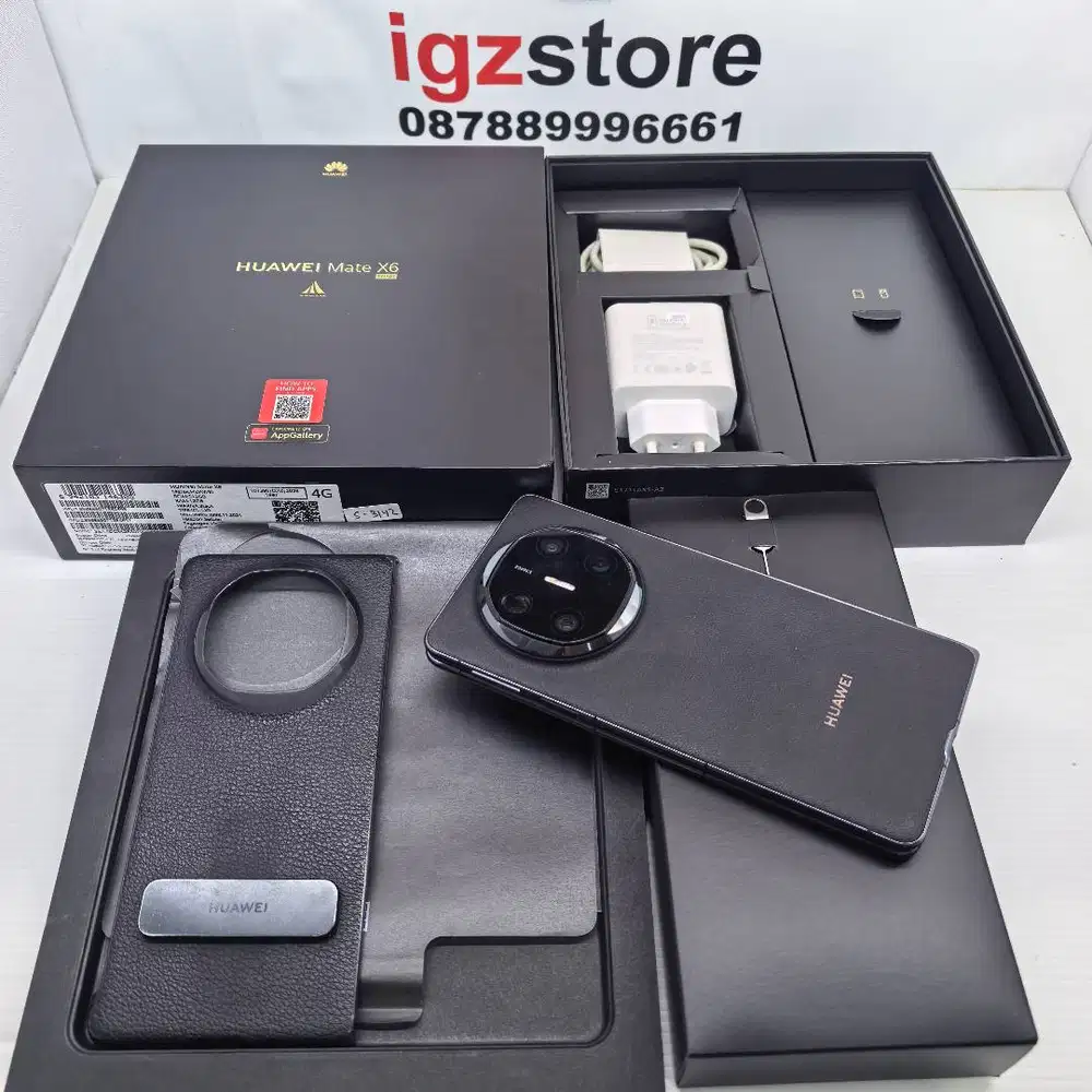 Huawei Mate X6 Black 99% SUPER MULUS 12/512 Grs ON FULLSET NOMINUS