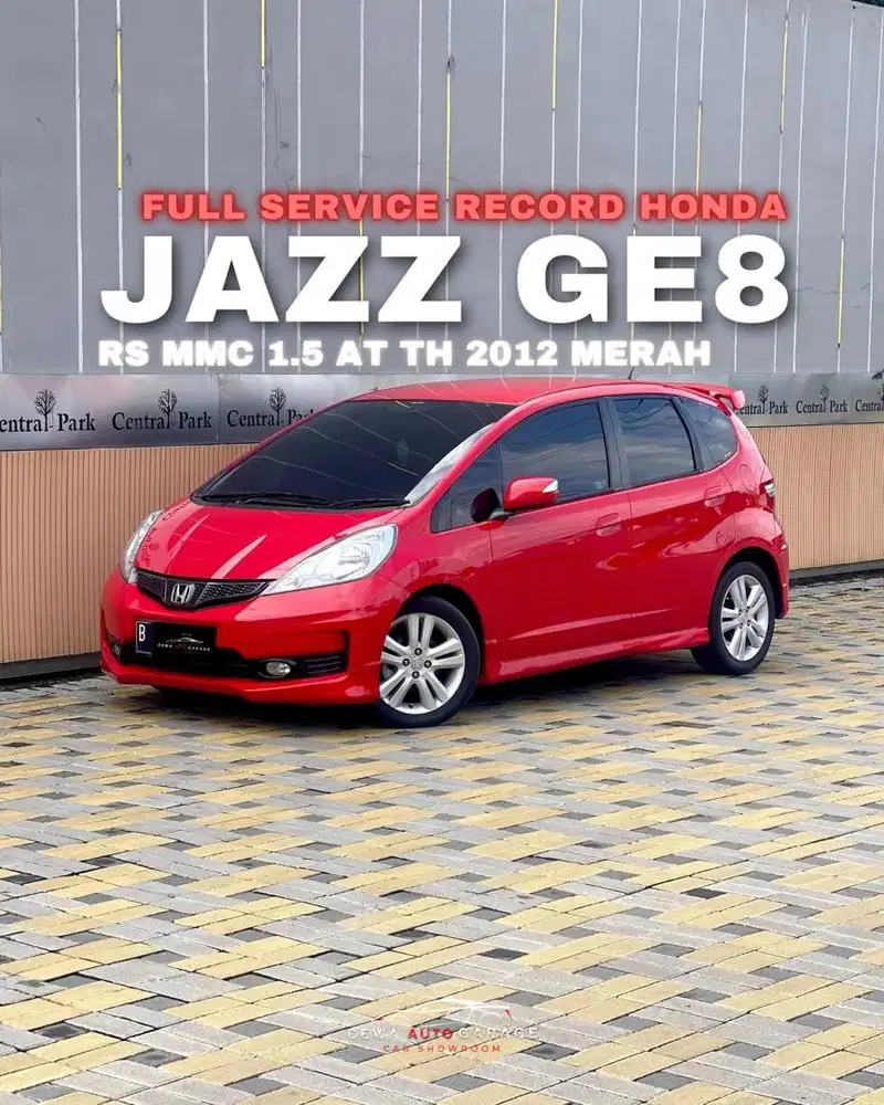 Jazz RS GE8 Matic 2012 Merah Istimewa DP minim