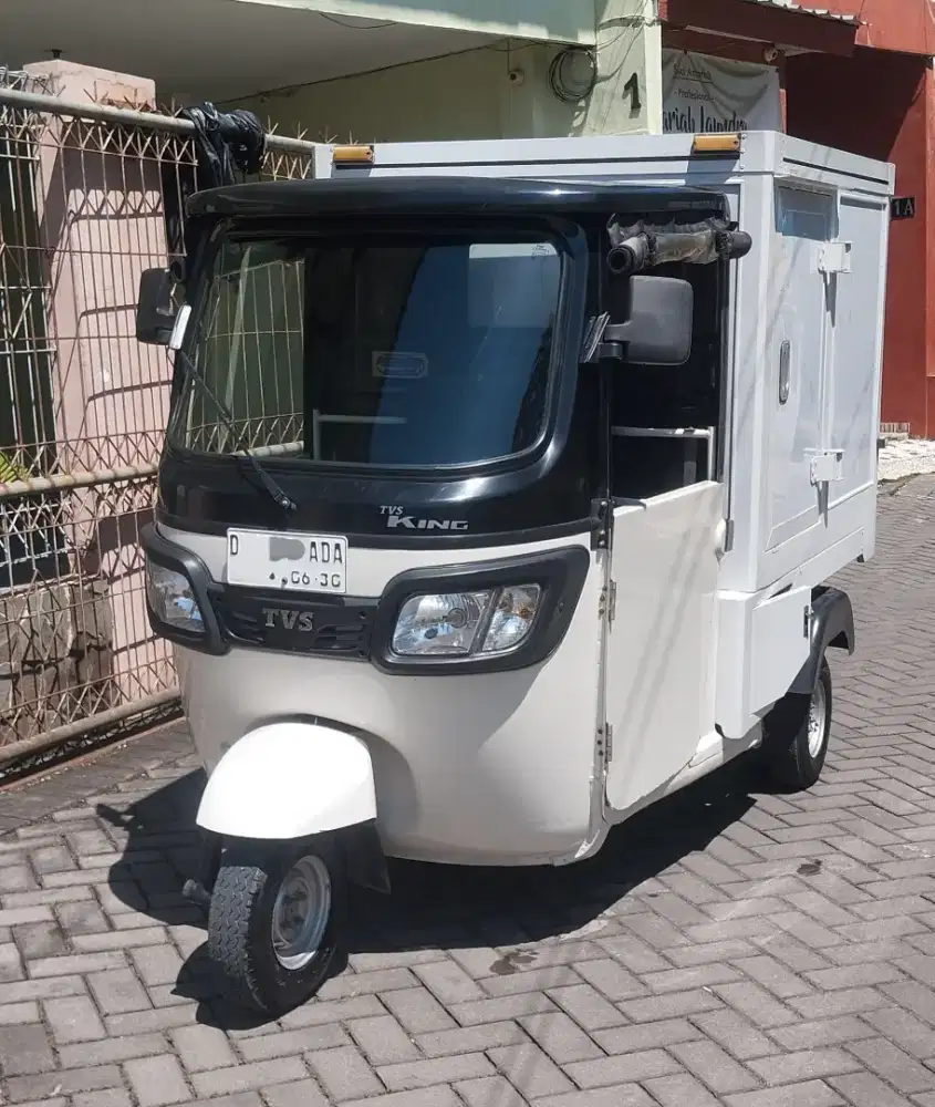 TVS King Kargo Box 2020 – Pajak Hidup, KM 11rb, Siap Usaha Food Truck