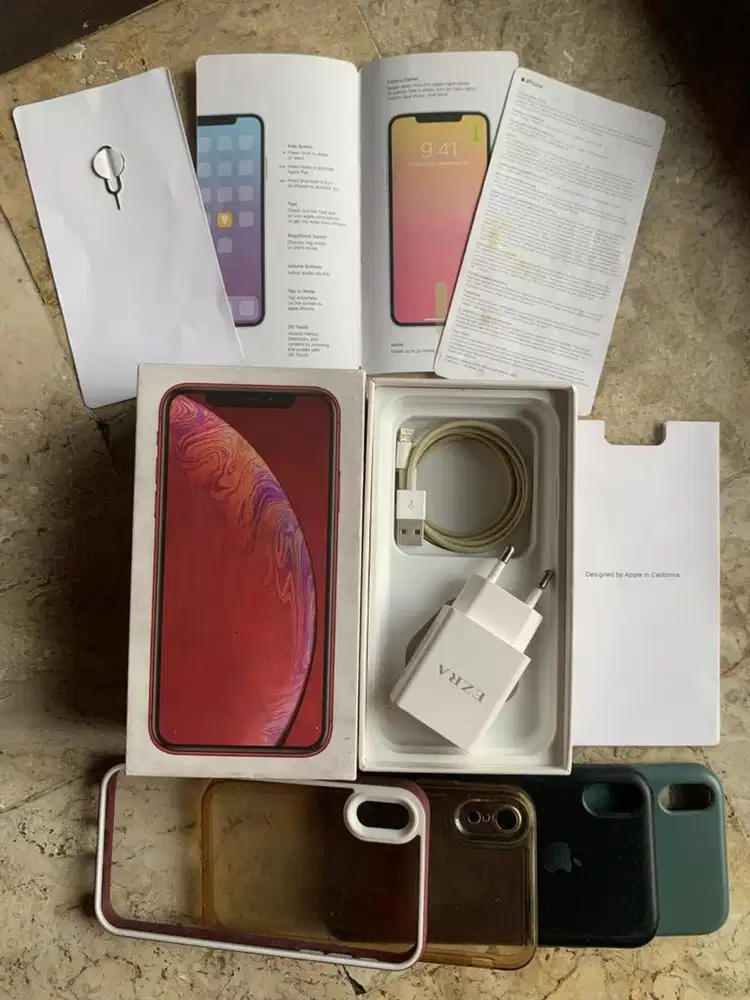 iPhone XR 64Gb Merah Mulus LL/A - White List - Nego/Cepat/Serius