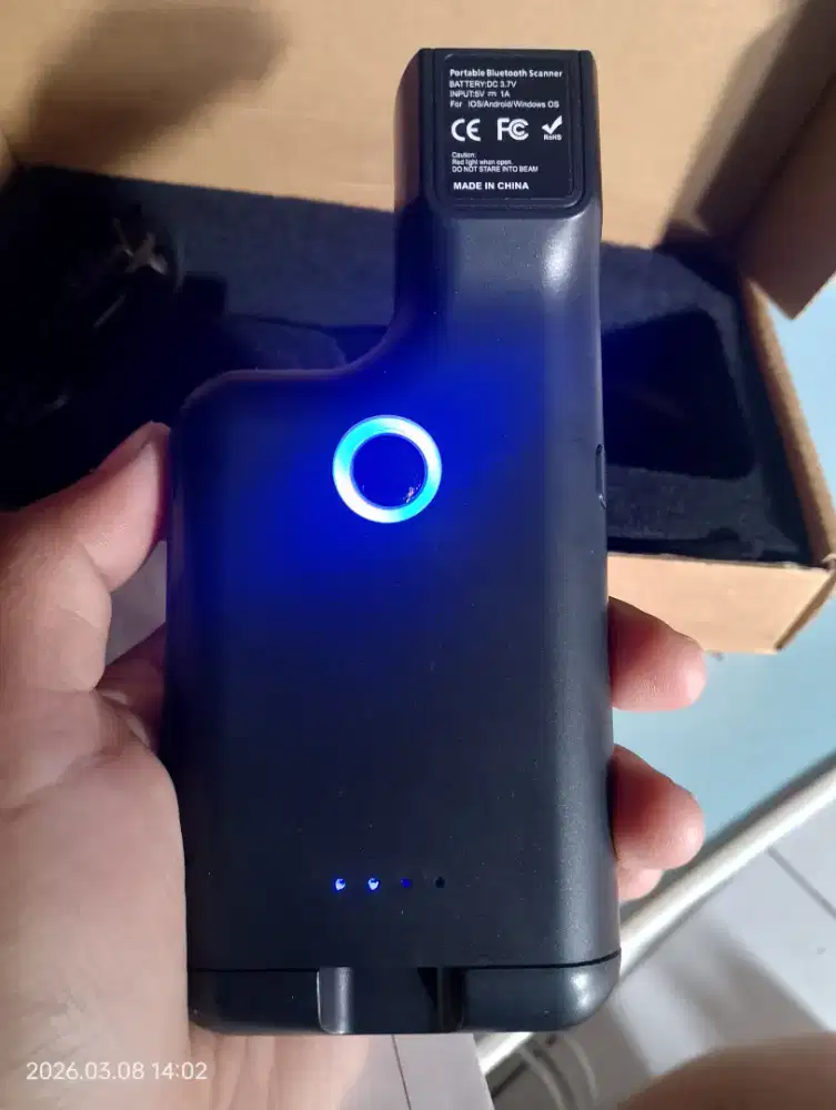 Barcode Scanner Wireless 2D 1D Portable (Back Phone)