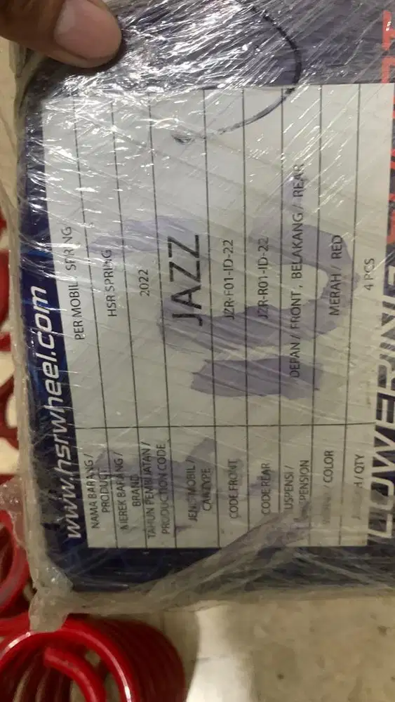 Lowering Kit HSR – Honda Jazz / HRV