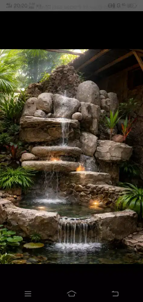 Jasa tukang bangunan pembuatan seni batu atau apapun