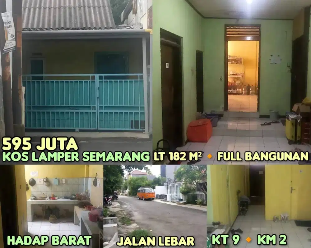 Rumah Kos Aktif di Lamper Kidul Kota Semarang