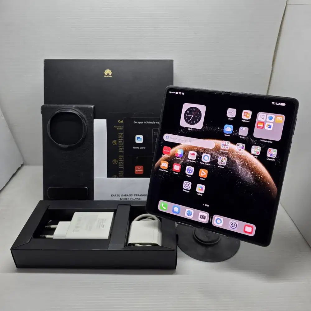 HUAWEI MATE X6 X MAGE 12/512 BLACK FULLSET ORIGINAL LIKE NEW GRESS