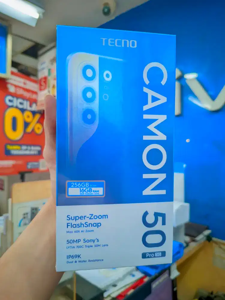 TECNO CAMON 50 PRO 5G 8/256 BARU GARANSI