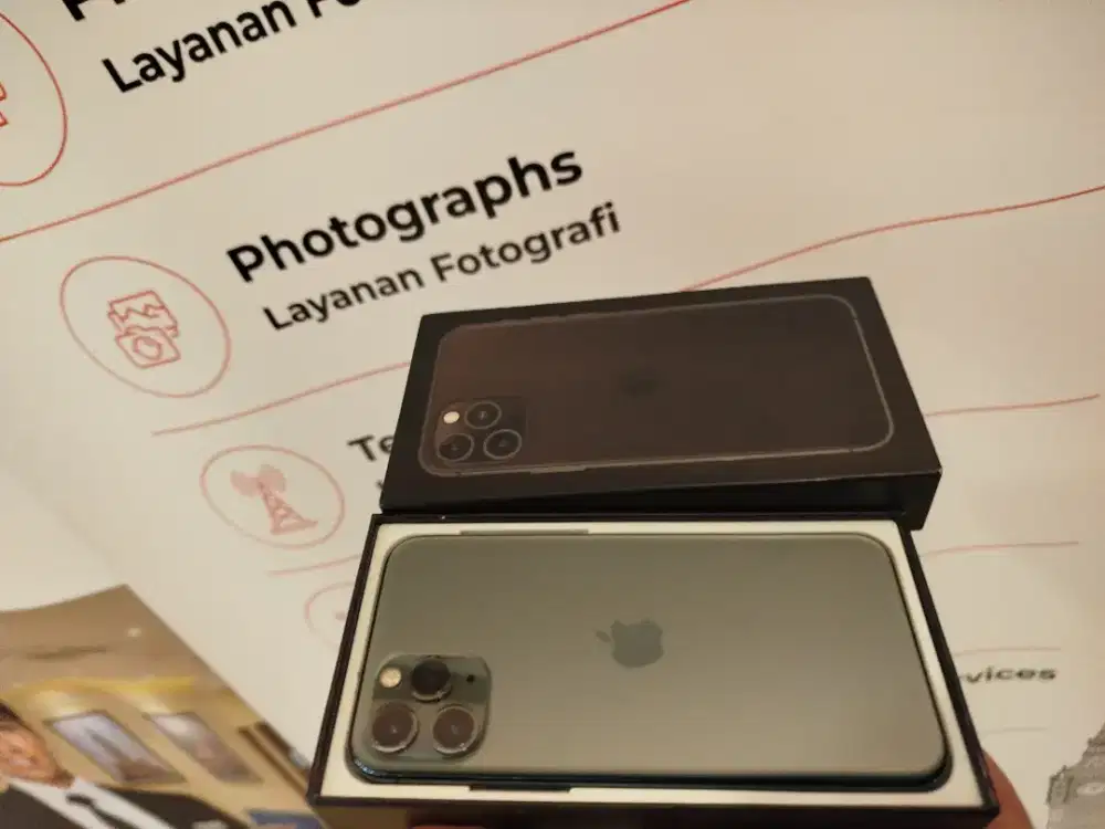 iPhone 11 pro 256gb agar lengkap plus bonus