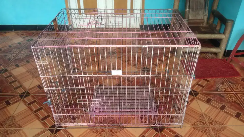 Kandang kucing / anjing besi masih bagus